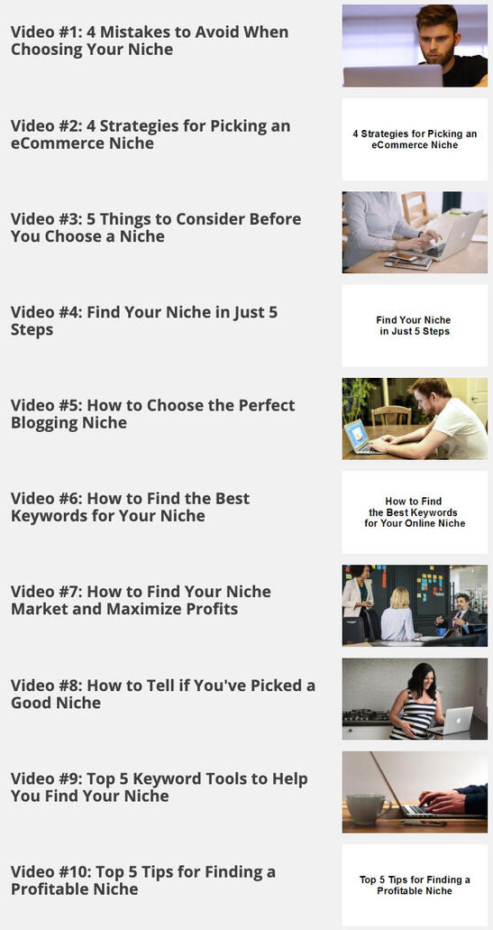 Find Your Niche